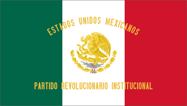 [Flag of the PRI -Tricolor with text-]
